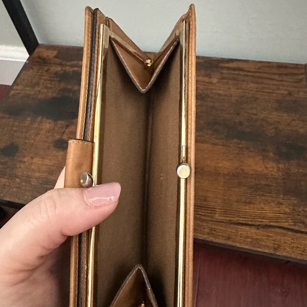 Celine is Tan and Brown Signature Wallet - Picture 8 of 8